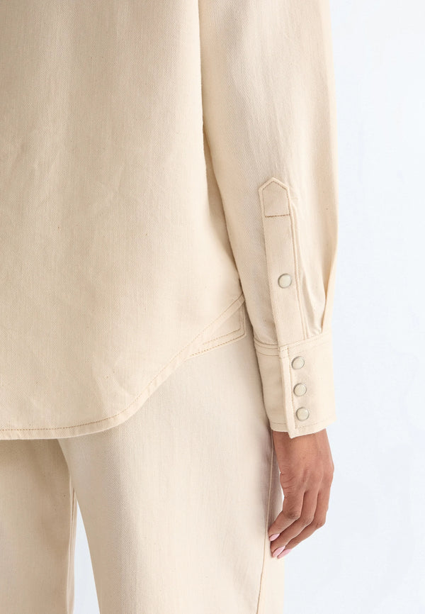 Wrangler Classic Heritage Western Shirt | Natural