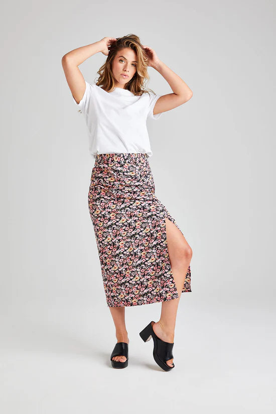 Beech Ditsy Floral Midi Skirt