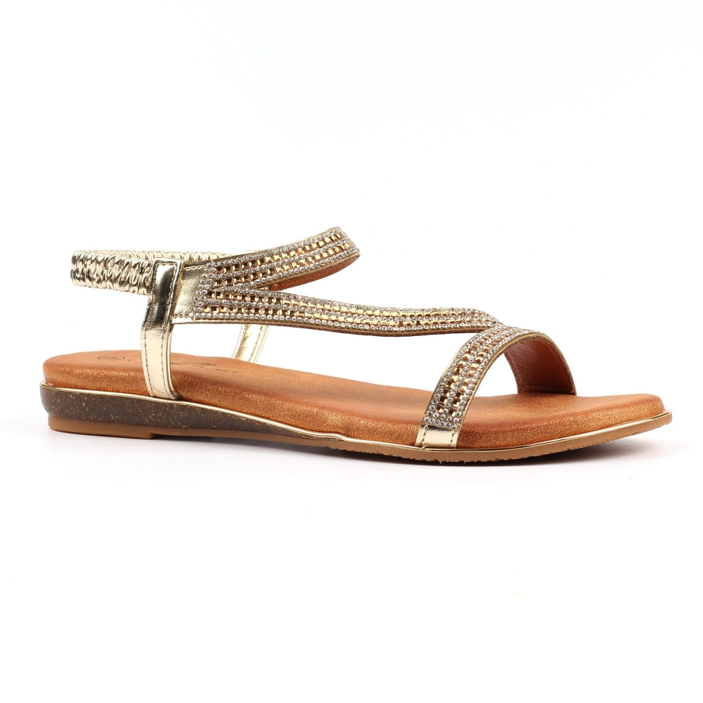 Lunar|Blaise II Gold Sandal