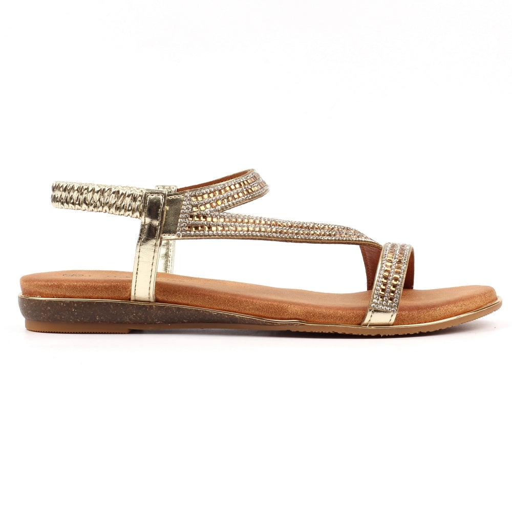 Lunar|Blaise II Gold Sandal