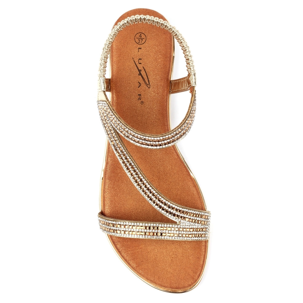 Lunar|Blaise II Gold Sandal
