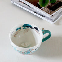 Inked By The Sea Storm Tea Cup