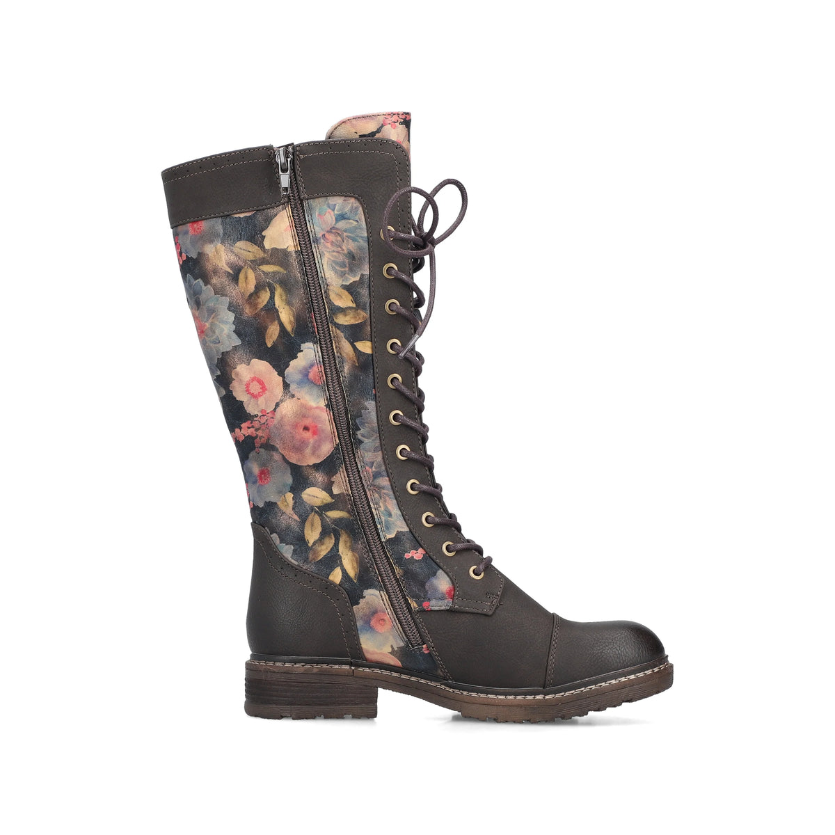 Rieker | 94731-91 Long Floral Boot | Multi