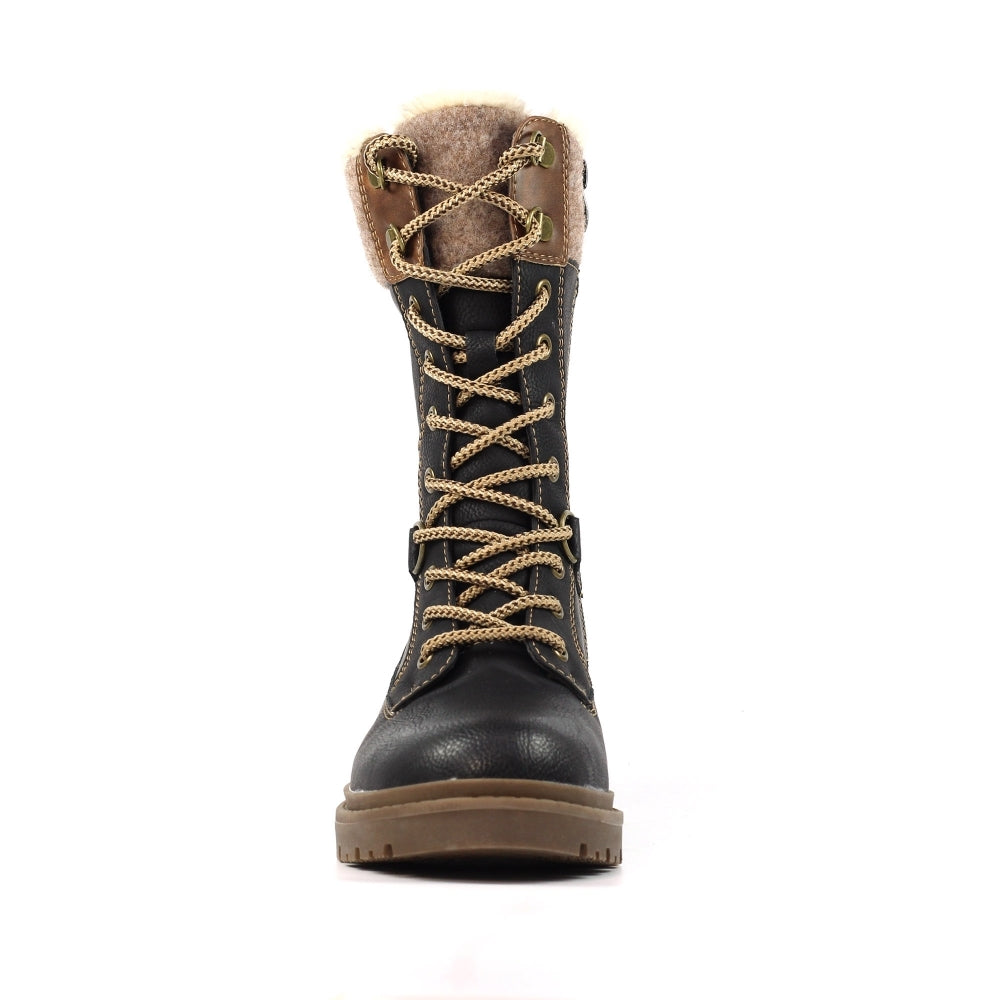 Lunar | Cambridge Ice Grip Waterproof Boot | Black