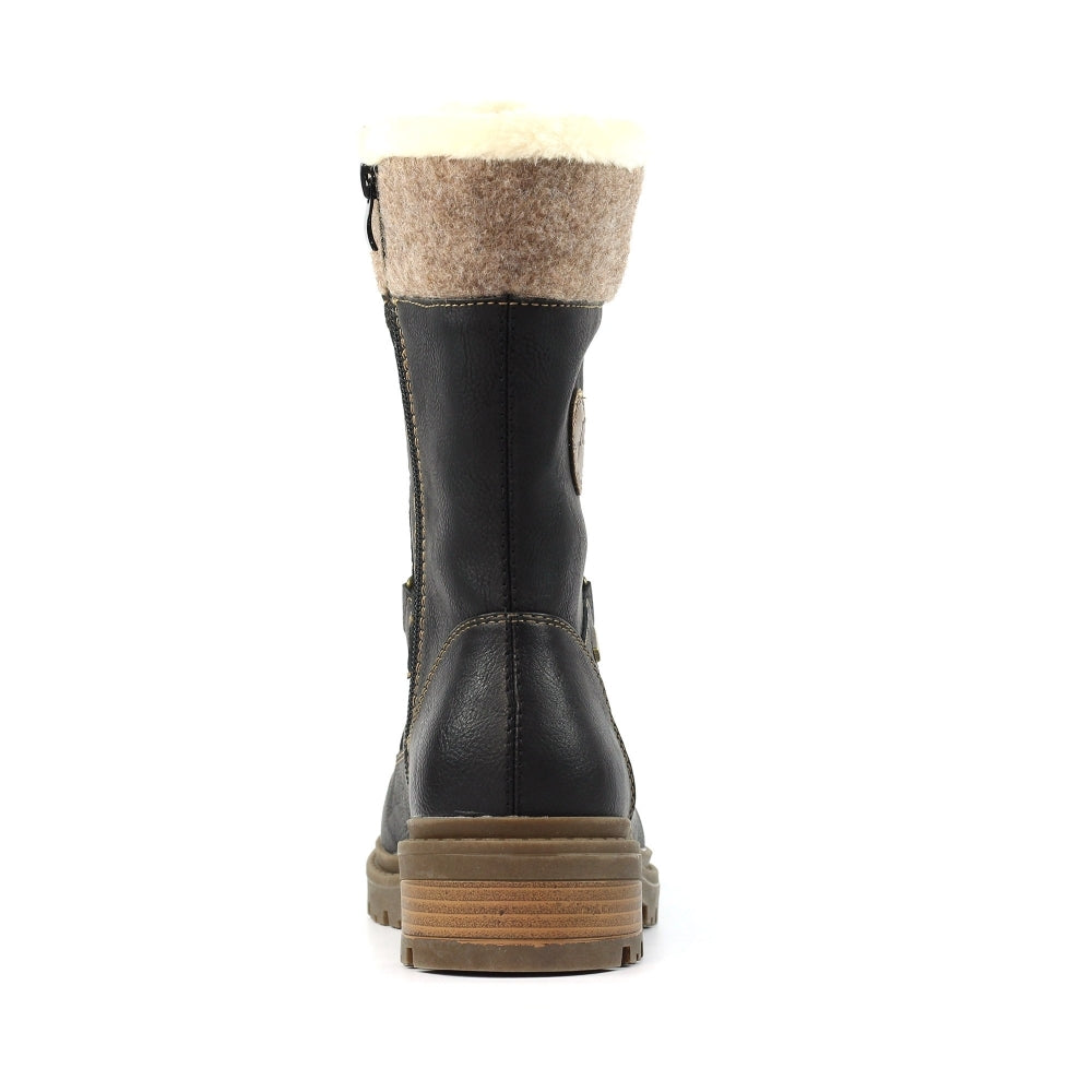 Lunar | Cambridge Ice Grip Waterproof Boot | Black