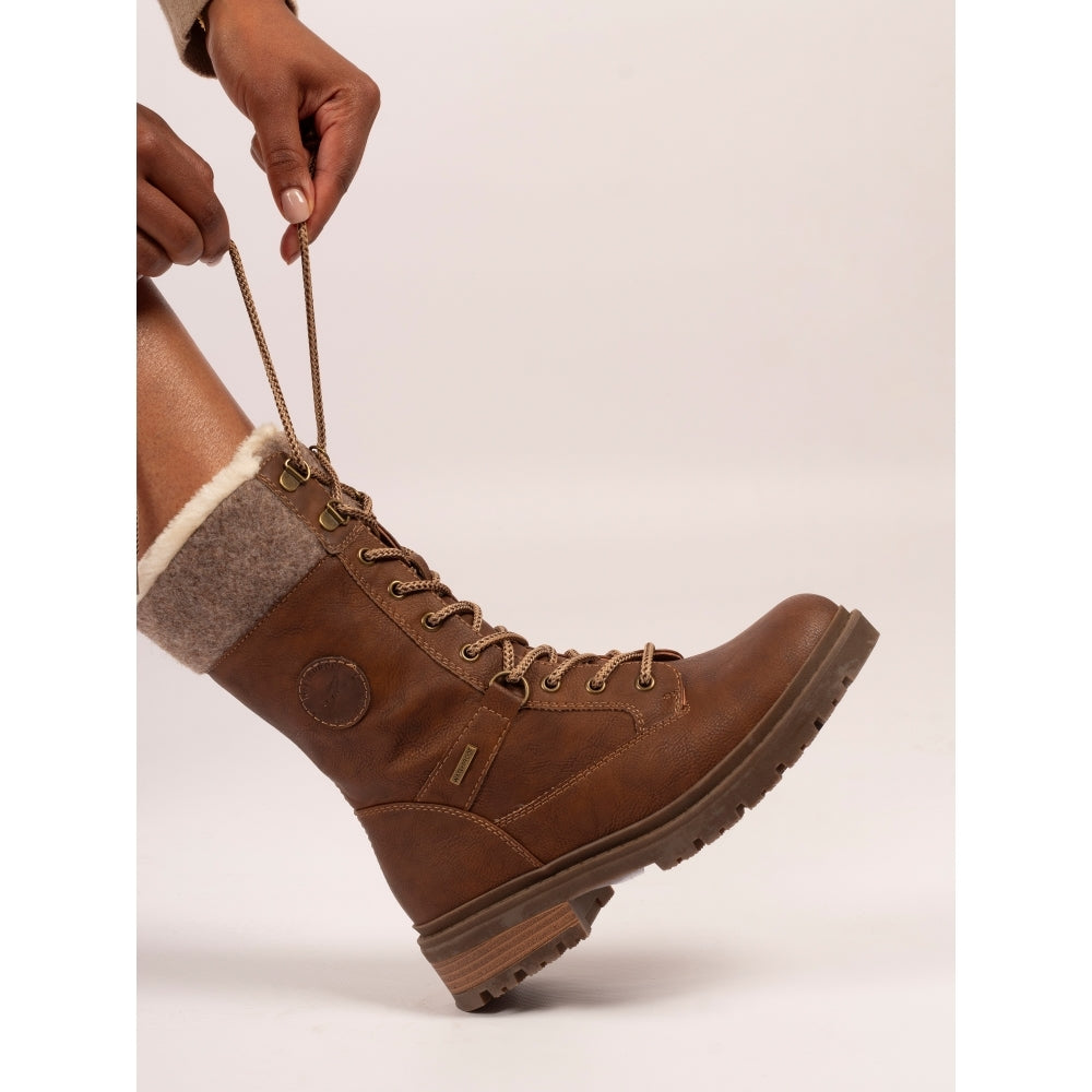 Lunar | Cambridge Ice Grip Waterproof Boot | Tan