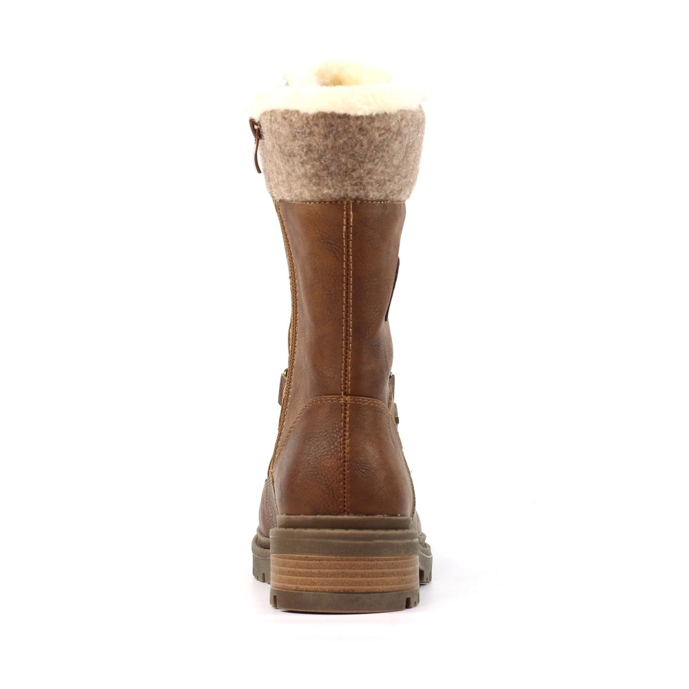 Lunar | Cambridge Ice Grip Waterproof Boot | Tan