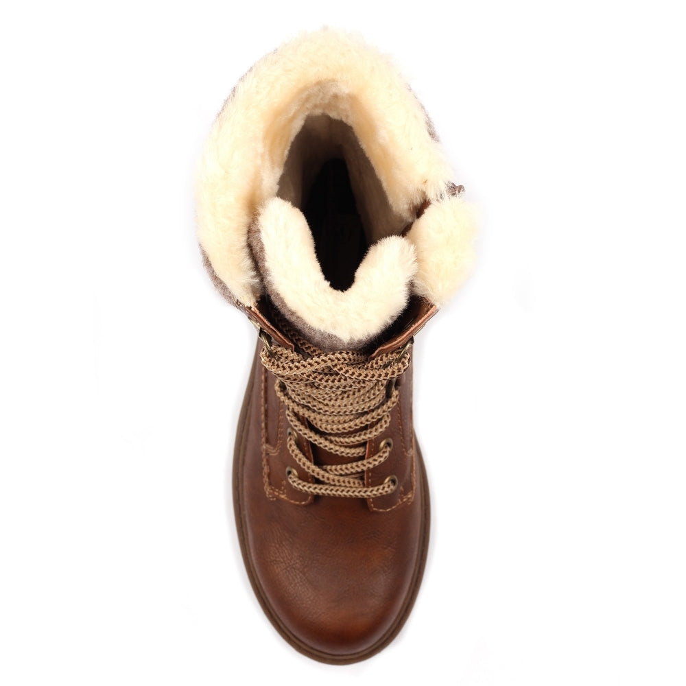 Lunar | Cambridge Ice Grip Waterproof Boot | Tan