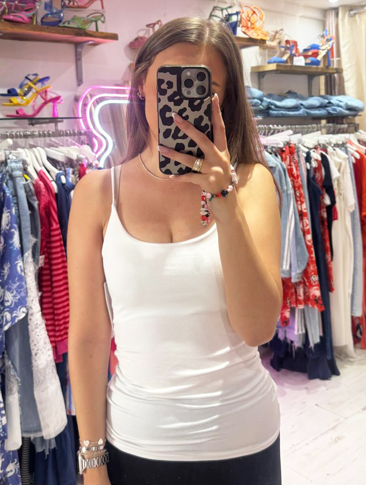 Basic Strappy Camisole | Cream