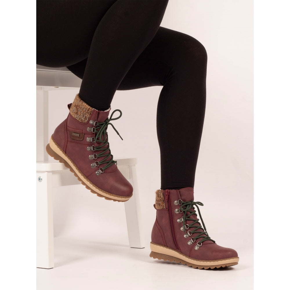 Lunar | Candy Waterproof Boot | Burgundy