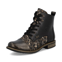 Rieker | 74842-00 | Leather Ankle Boot | Black