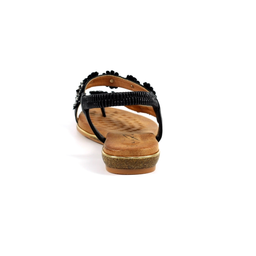 Lunar|Charlotte II Black Sandal