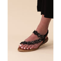 Lunar|Charlotte II Black Sandal