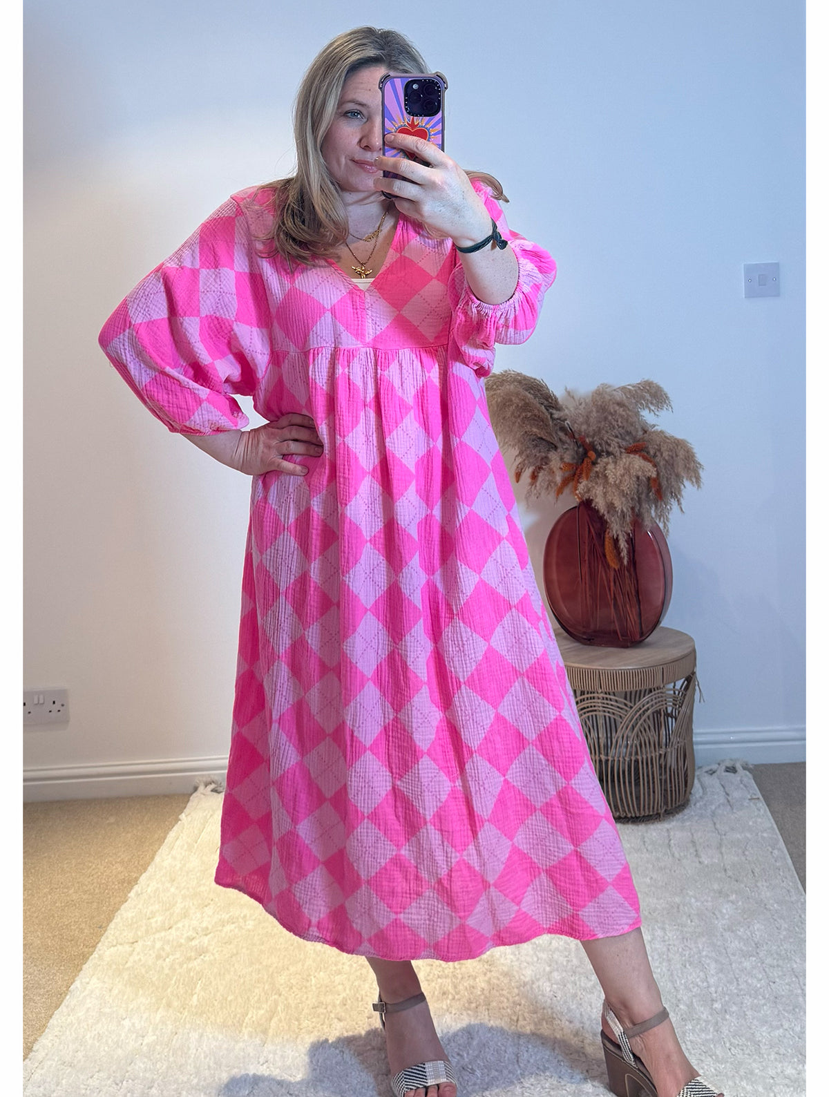 long hot pink bridesmaid dresses Mermaid Simple Hot Pink Satin Sweetheart Long Prom Dresses – luladress