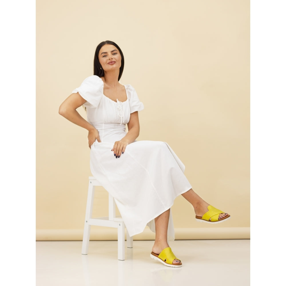 Lunar|Chloe Lime Sandal