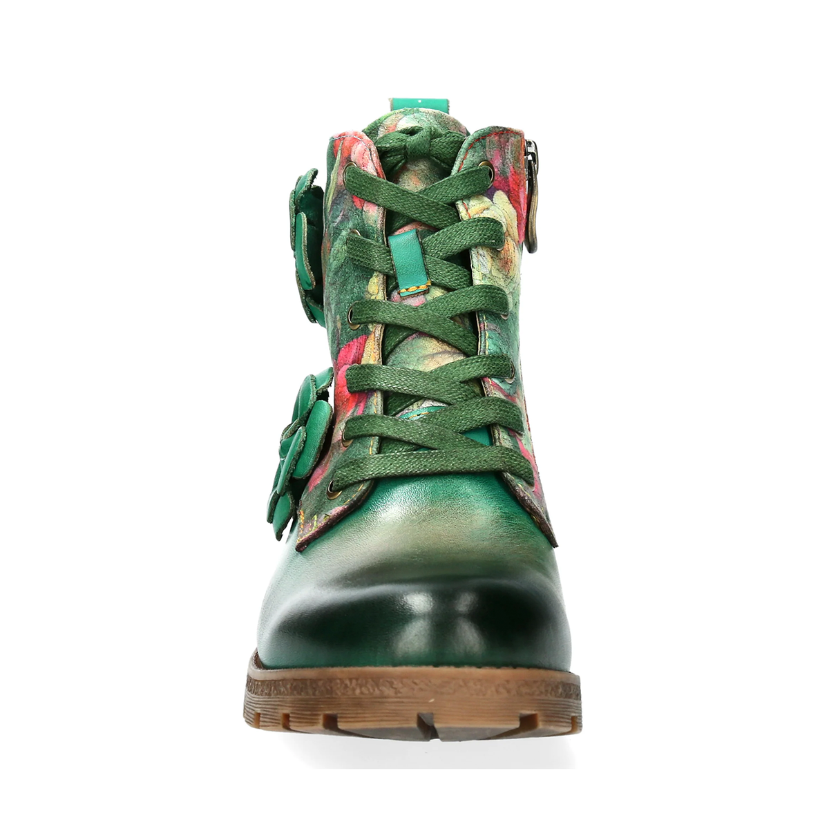 Laura Vita | Cocrailo 47 Leather Ankle Boot | Green