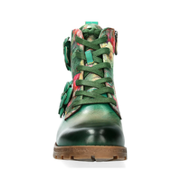 Laura Vita | Cocrailo 47 Leather Ankle Boot | Green