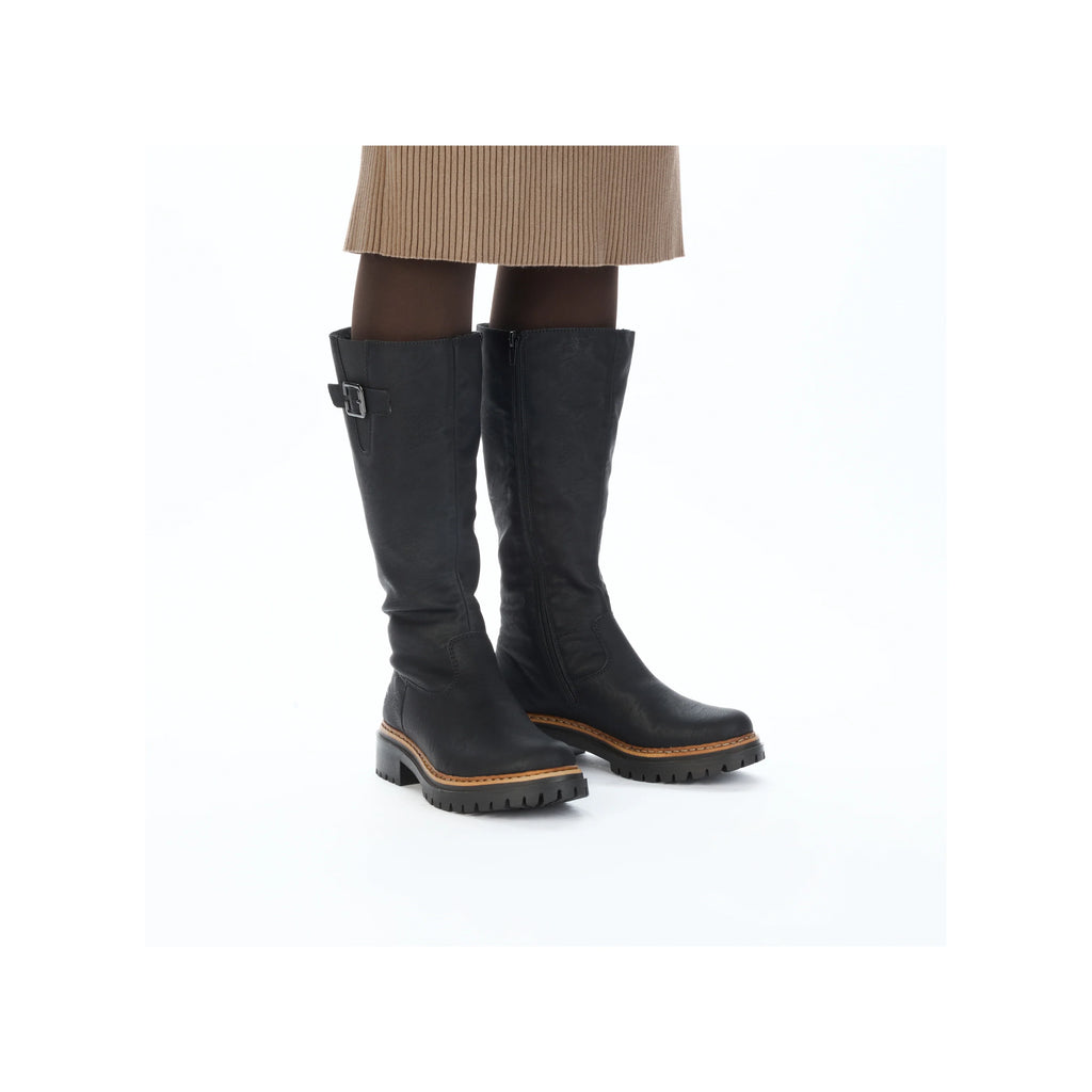 Rieker | 72694-00 | Long Boot | Black