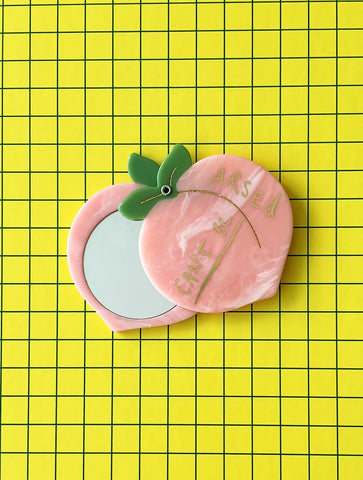 Small Talk 'Can't Be Arsed' Compact Mirror