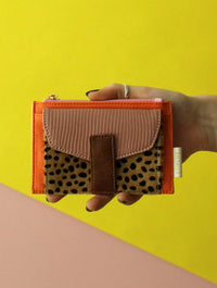 Animal Cheetah Print Purse | Orange Multi