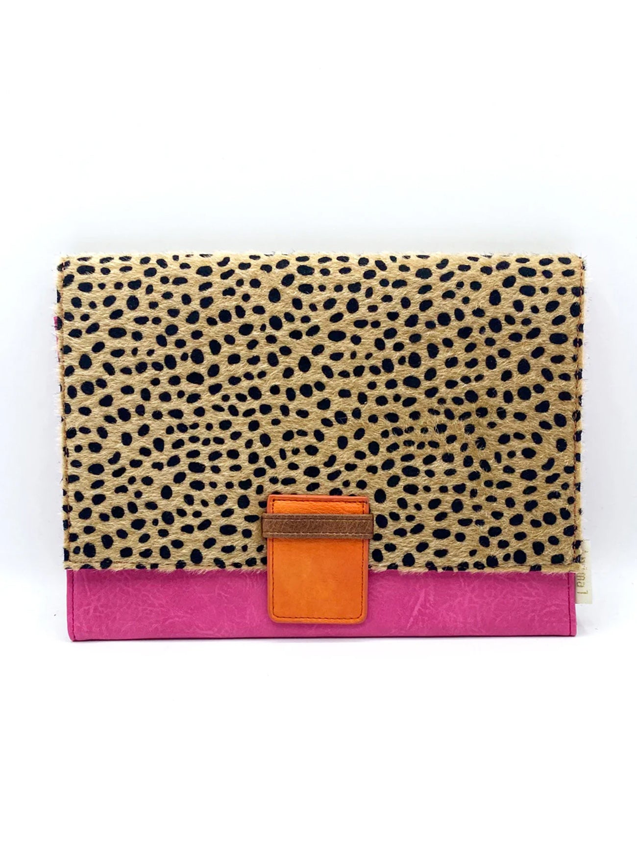 Animal Print Cheetah Travel Wallet | Orange Multi