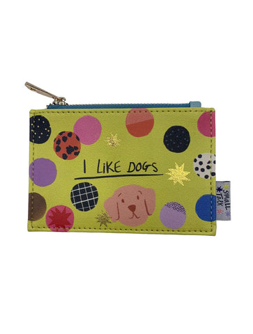 Small Talk 'I Like Dogs More Than People' Zip Purse