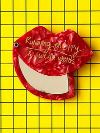 Small Talk Lips Compact Mirror