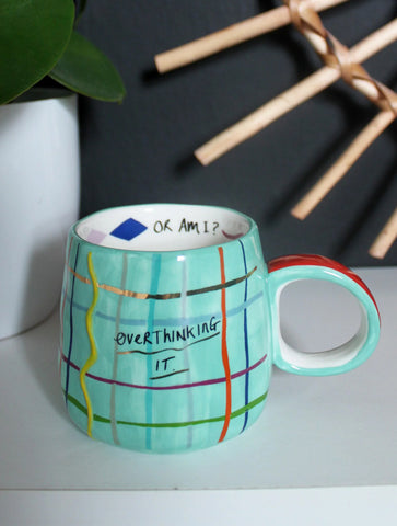 Small Talk 'Overthinking It' Mug