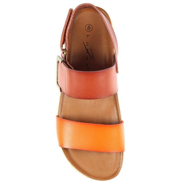 Deanna II Flatform Sandal | Orange