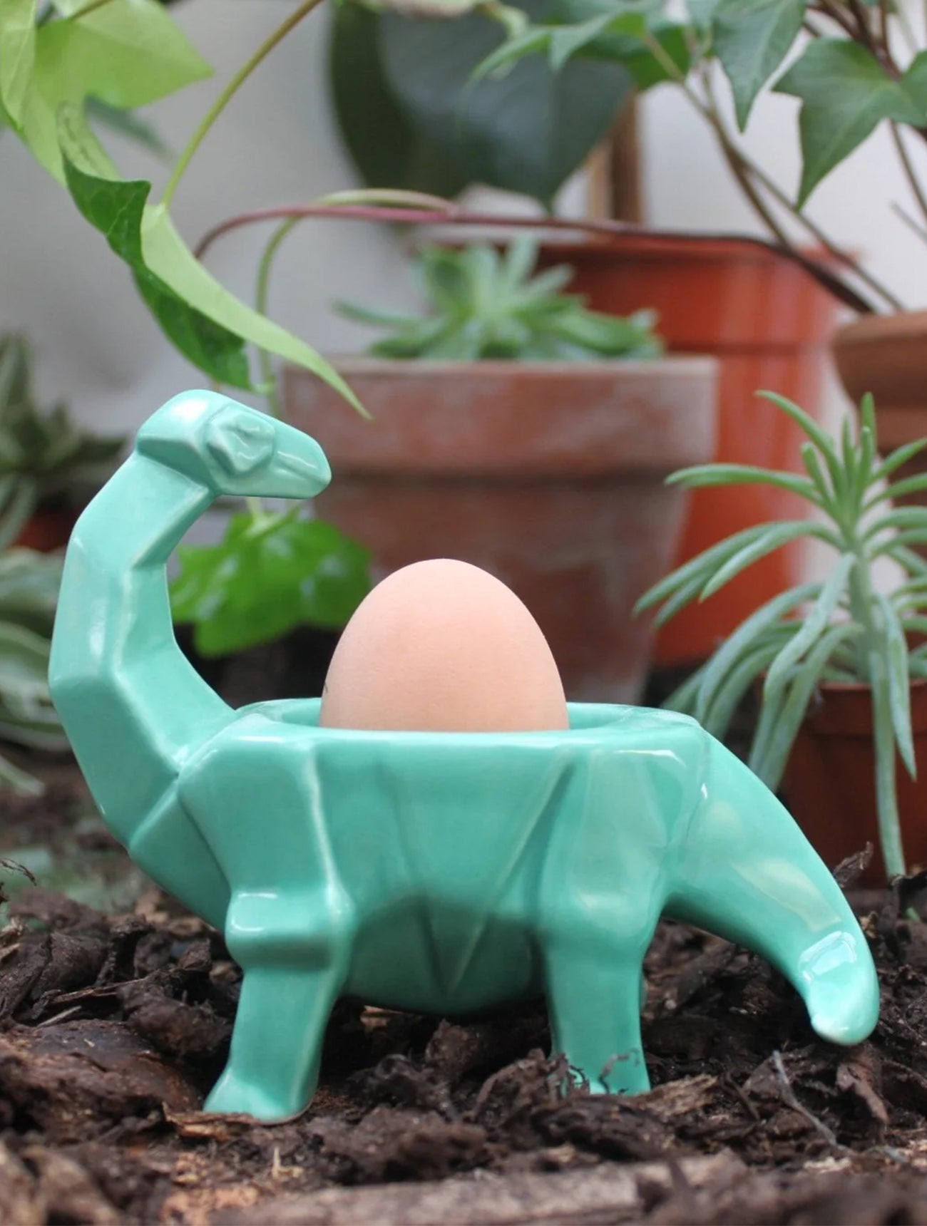 Origami Dinosaur Egg Cup | Green