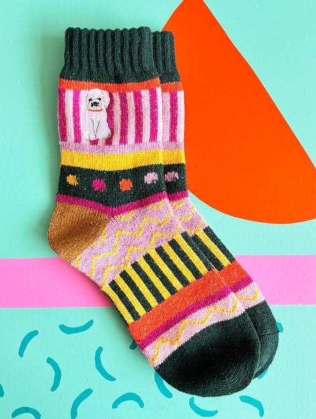 Dog House Fair Isle Socks