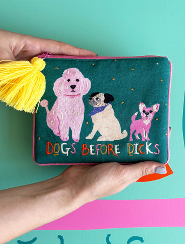 Dog House 'Dogs Before Dicks' Pouch
