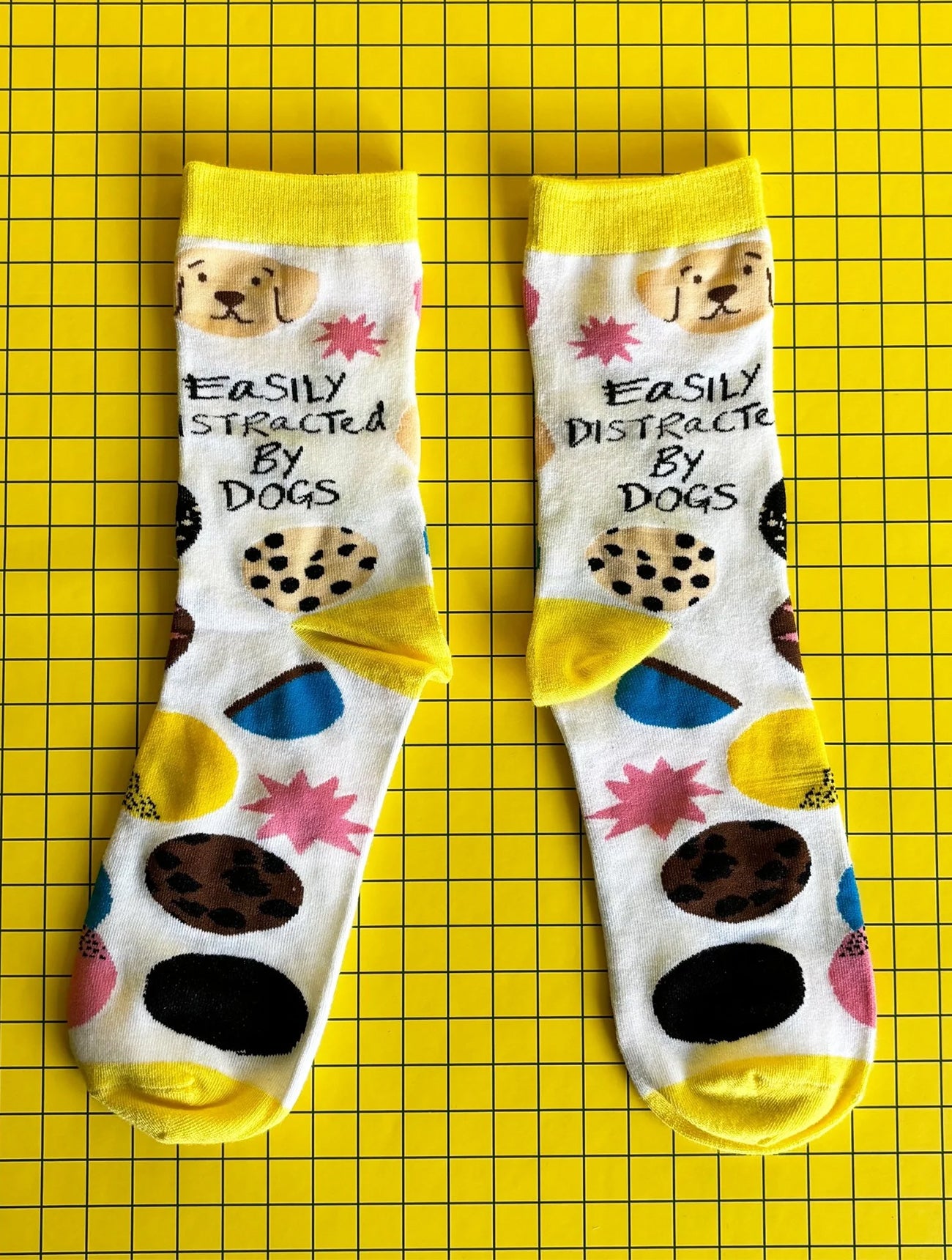 Small Talk 'Distracted by Dogs' Socks