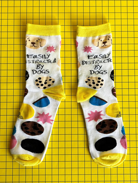 Small Talk 'Distracted by Dogs' Socks