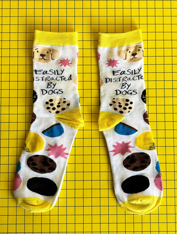 Small Talk 'Distracted by Dogs' Socks