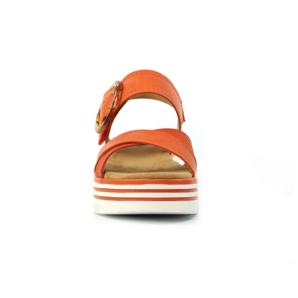 Elise | Chunky Platform Sandal | Orange