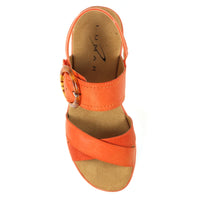 Elise | Chunky Platform Sandal | Orange