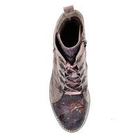 Laura Vita | Evcao 01 Heeled Lace Up Boot | Souris (Mouse)
