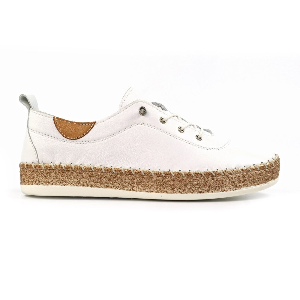 Lunar|Evie | Plimsoll |White