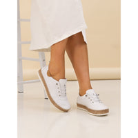 Lunar|Evie | Plimsoll |White