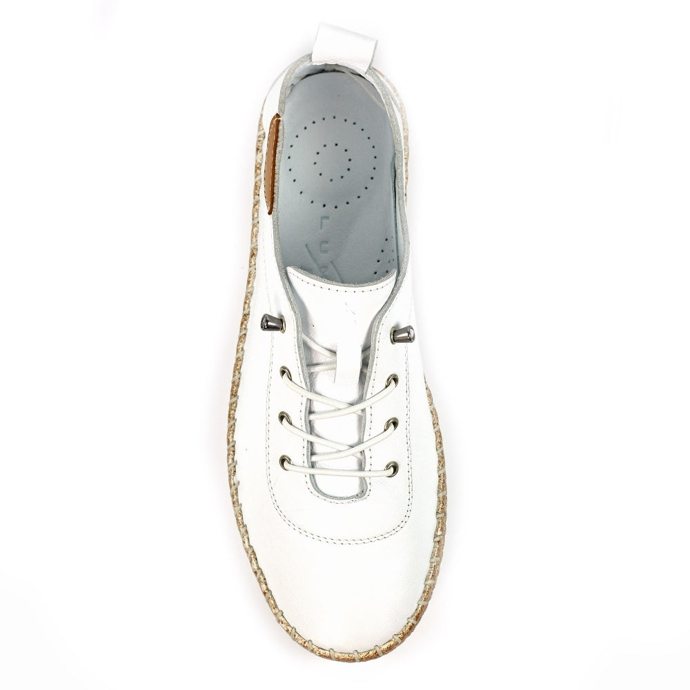 Lunar|Evie | Plimsoll |White
