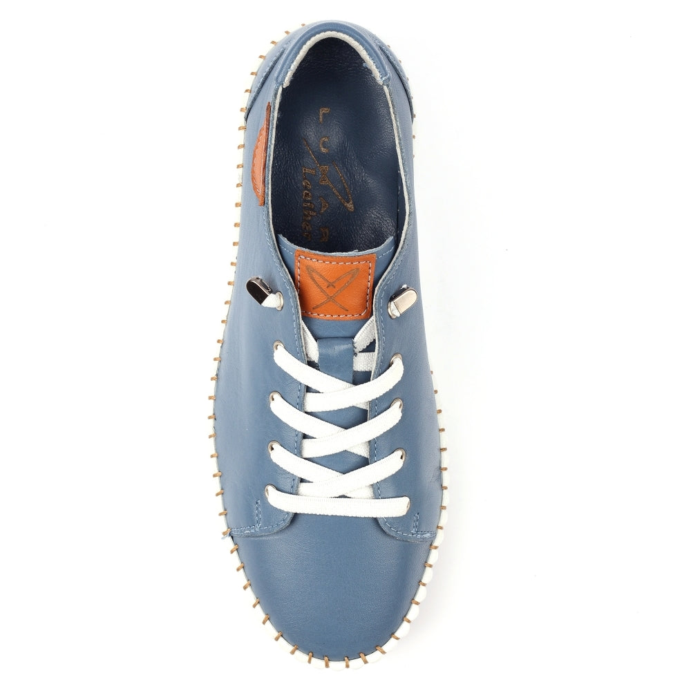 Lunar                                              Faith | Leather Shoe | Mid Blue