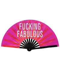 Fucking Fabulous Holographic XL Fan