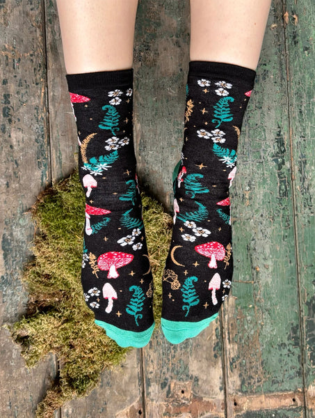 Forage Black Socks