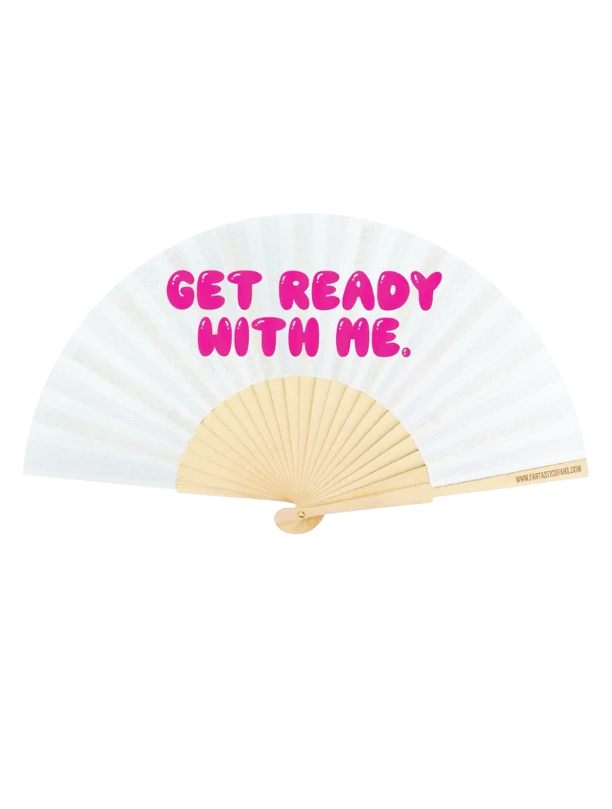 Get Ready With Me Pearl Shimmer 23cm Fan