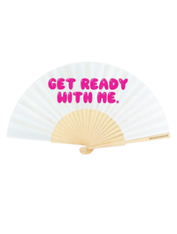 Get Ready With Me Pearl Shimmer 23cm Fan