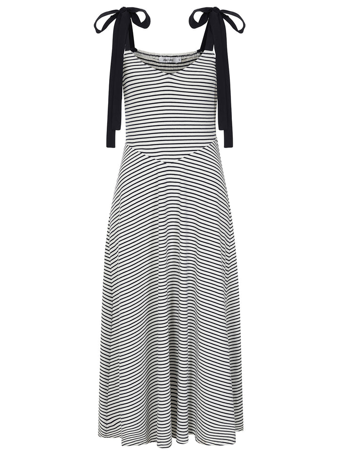 Gini Sun Dress | Navy/White