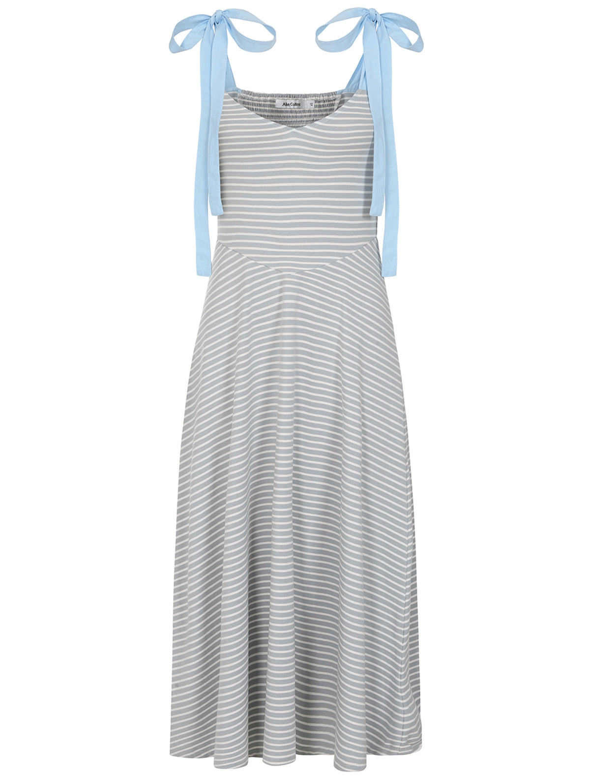 Gini Sun Dress | Sky/White