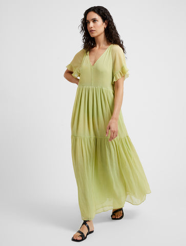 Gossamer Chiffon Tiered Maxi Dress | J1WAD | Kiwi