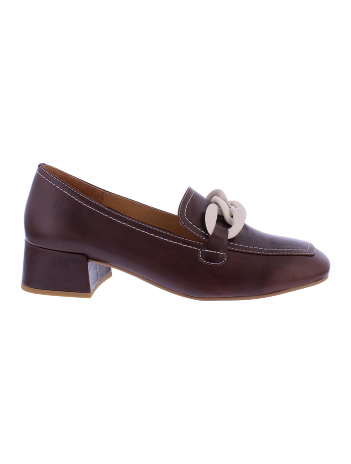 Adesso | Hana Espresso Heeled Loafer